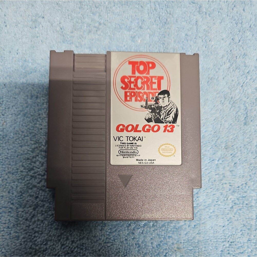 Golgo 13: Top Secret Episode (Nintendo Entertainment System, 1988 NES - UNTESTED